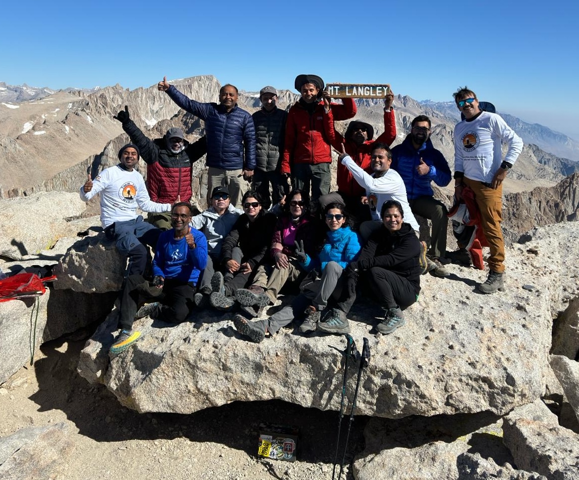 Team Asha On Top Of Mt. Langley 14,032ft