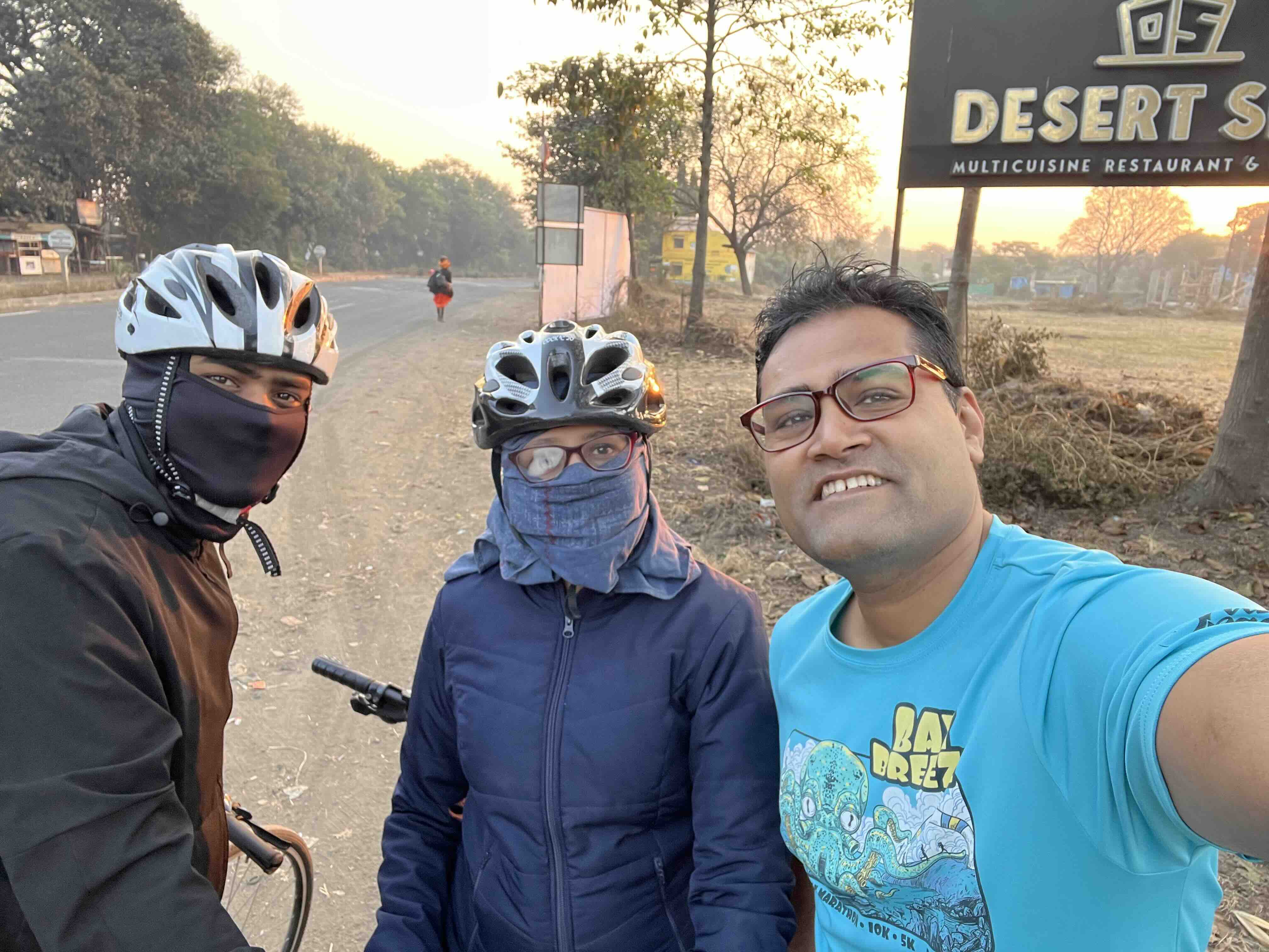 Cycling with Sister