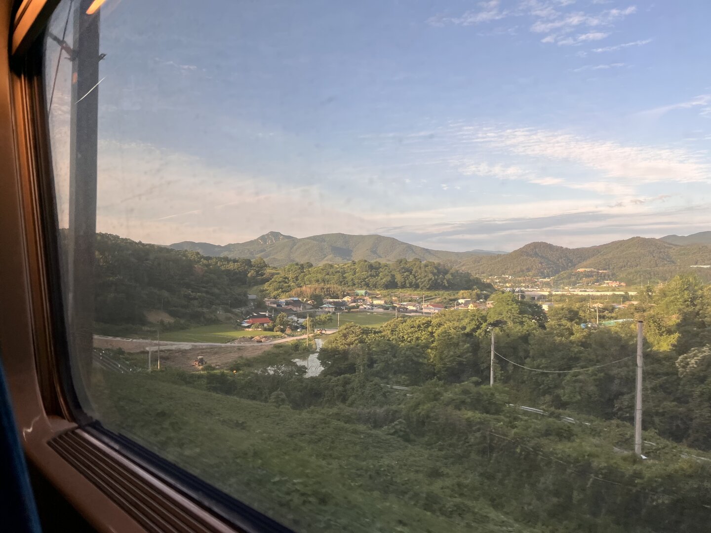 KTX through Gyeongju