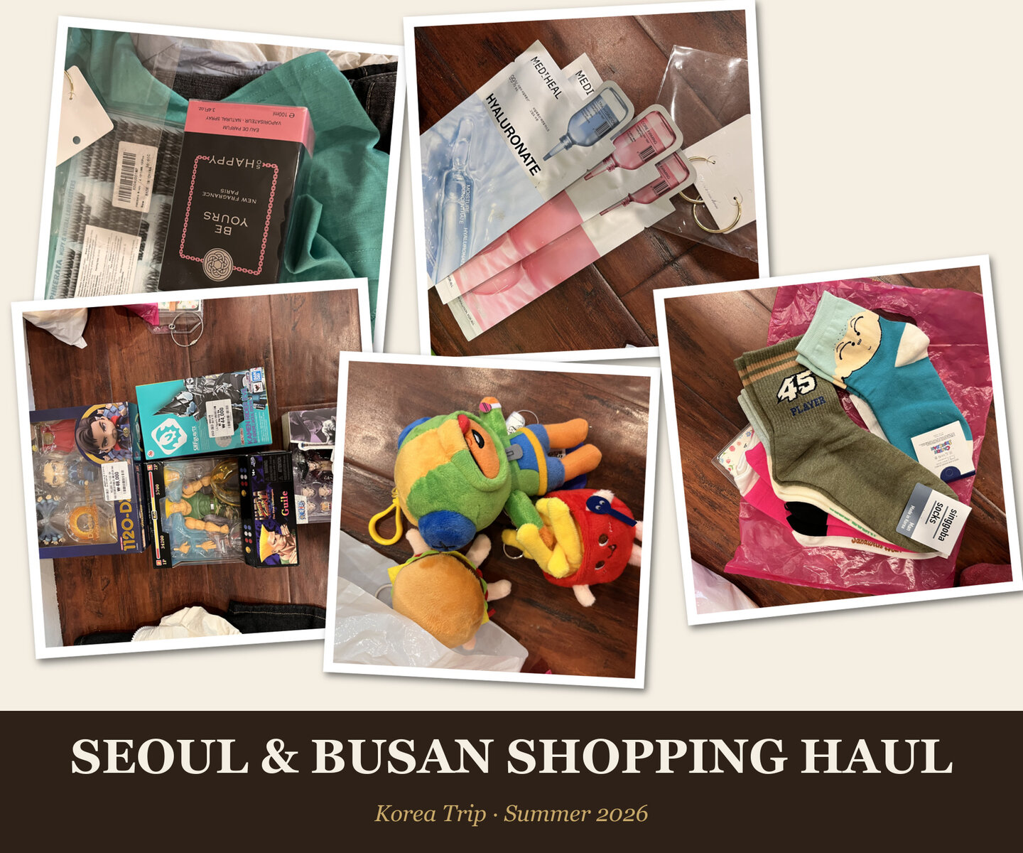 The full Korea shopping haul